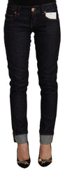 Acht Chic Low Waist Skinny Black Jeans