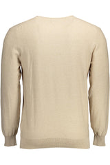 Gant Beige Cotton Men Sweater