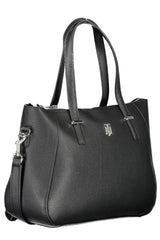 Tommy Hilfiger Black Polyethylene Women Handbag