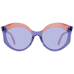 Emilio Pucci Elegant Purple Butterfly Sunglasses