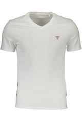 Guess Jeans White Cotton Men TShirt