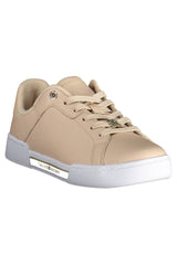 Tommy Hilfiger Pink Leather Women Sneaker