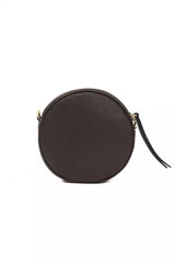 Pompei Donatella Brown Leather Women Crossbody Bag