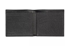 Trussardi Black Leather Men Wallet