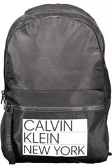 Calvin Klein Black Polyester Men Backpack