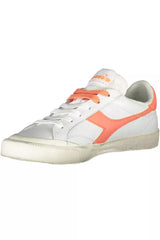 Diadora White Leather Women Sneaker