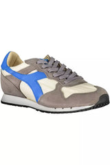 Diadora Gray Leather Women Sneaker