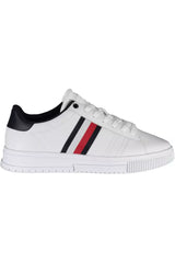 Tommy Hilfiger White Leather Mens Sneaker