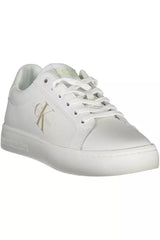 Calvin Klein White Leather Women Sneaker