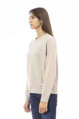 Baldinini Trend Beige Wool Women Sweater