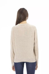 Baldinini Trend Beige Wool Women Sweater