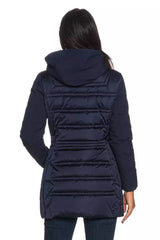 Yes Zee Blue Polyester Women Jacket