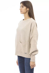 Baldinini Trend Beige Cashmere Women Sweater