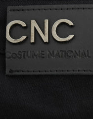 Costume National Elegant Black Straight Leg Jeans