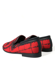 Dolce & Gabbana Torero-Inspired Luxe Red & Black Loafers