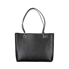 Guess Jeans Black Polyethylene Handbag