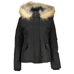 Woolrich Black Cotton Jackets & Coat