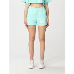 Pharmacy Industry Green Cotton Women Short