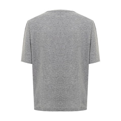 Dsquared² Chic Gray Cotton Tee for the Modern Woman