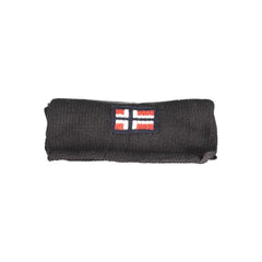 Norway 1963 Black Acrylic Scarf