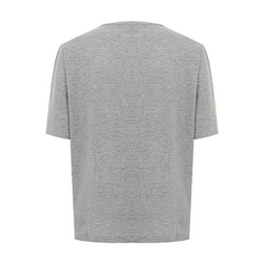 Dsquared² Elegant Gray Cotton Top for Women