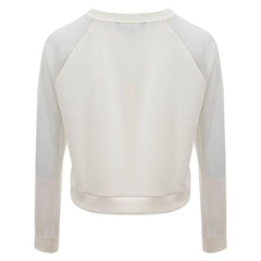 Armani Exchange Elegant White Polyamide Sweater