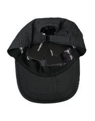 Dolce & Gabbana Black Cotton Embellished Baseball Hat Men