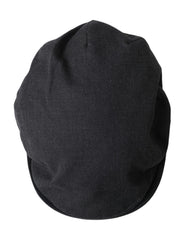 Dolce & Gabbana Gray Cotton Cloth Newsboy Hat Men