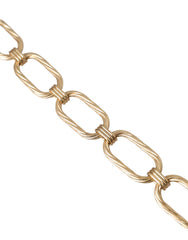 Dolce & Gabbana Gold Tone Brass Large Link Chain Jewelry Necklace