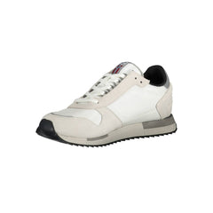 Napapijri White Leather Men Sneaker