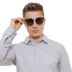 Police Silver Men Sunglasses