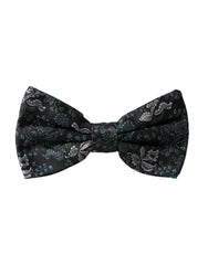 Dolce & Gabbana Multicolor Fantasy Floral Silk Adjustable Neck Men Bow Tie