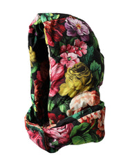 Dolce & Gabbana Hat Multicolor Floral Whole Head Wrap Hat