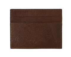 Billionaire Italian Couture Elegant Leather Men's Wallet in Brown