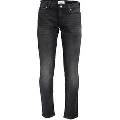 Calvin Klein Black Cotton Jeans & Pant