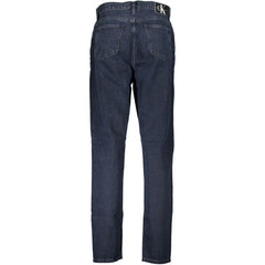 Calvin Klein Blue Cotton Jeans & Pant