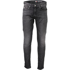 Tommy Hilfiger Black Cotton Jeans & Pant