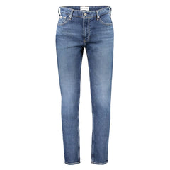 Calvin Klein Blue Cotton Jeans & Pant