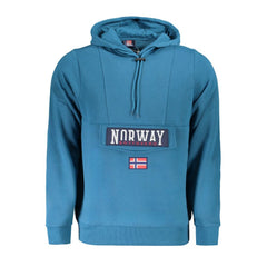 Norway 1963 Blue Cotton Men Sweater