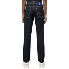 Jacob Cohen Blue Cotton Jeans & Pant