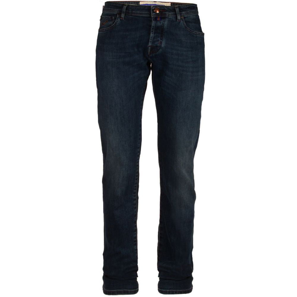 Jacob Cohen Blue Cotton Men's Slim Fit Jean