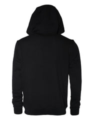 Versace Black Medusa Print Cotton HoodiePullover Sweatshirt Sweater