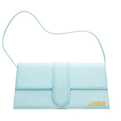 Jacquemus Light Blue Leather Handbag