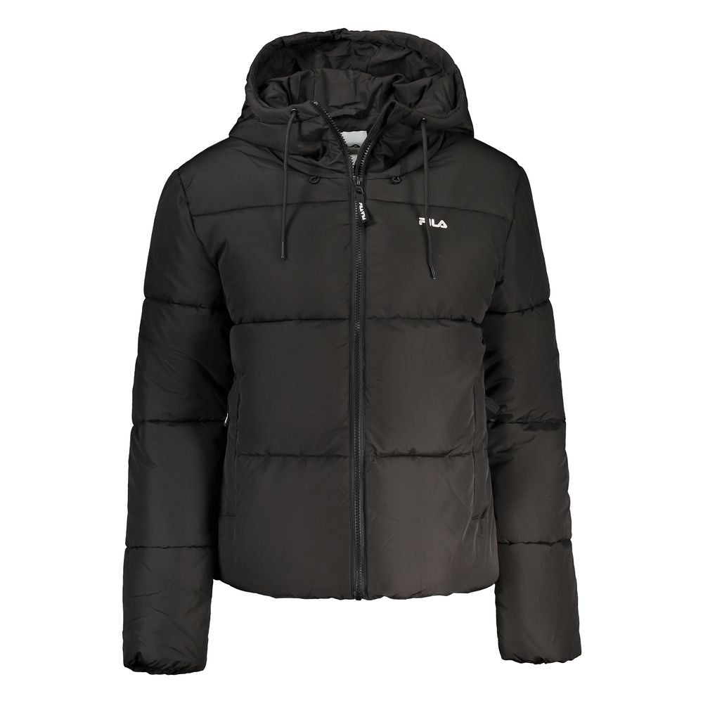 Fila Black Polyester Women Jacket