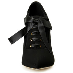 Dolce & Gabbana Black Viscose Pump