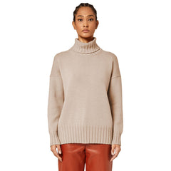 Alpha Studio Beige Cashmere Sweater