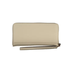 Guess Jeans Beige Polyethylene Wallet