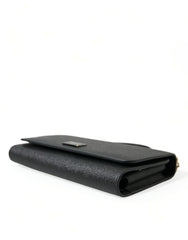 Dolce & Gabbana Elegant Leather Chain-Strapped Phone Case