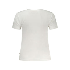 Guess Jeans White Cotton Tops & T-Shirt