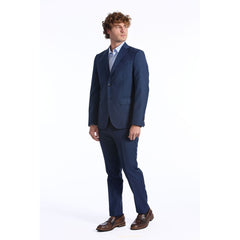 Baldinini Trend Blue Wool Suit